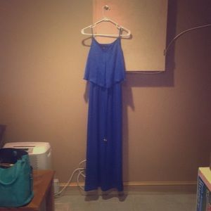 Blue maxi dress